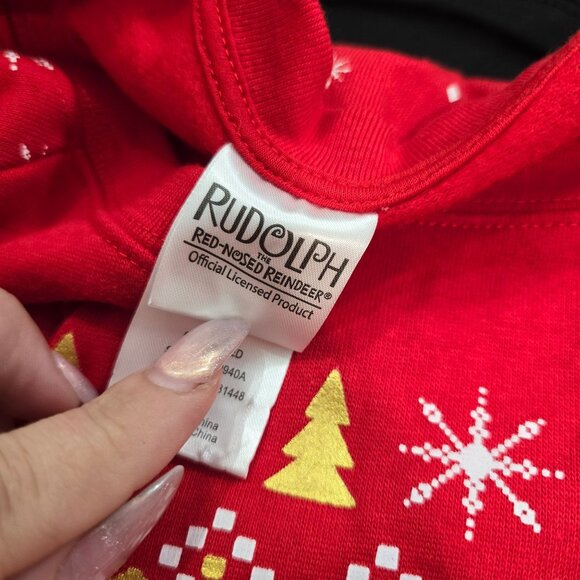 Rudolph The Red-Nosed Reindeer "Christmas Is Magical" Light-Up Sweater XXL - Picture 5 of 14